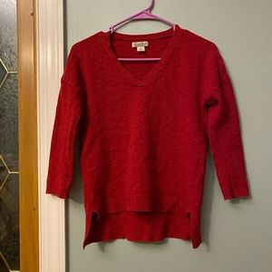 Red sweater